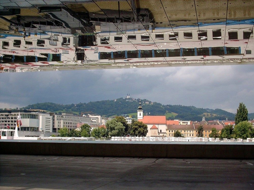 Ausblick = Durchblick = Lentos = Linz = Kulturhauptstadt