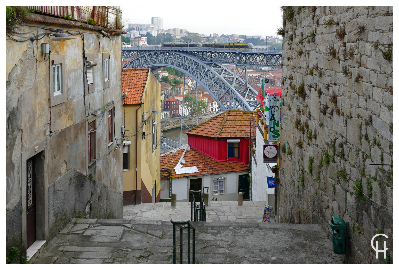 Ausblick - Escada dos Guindais Porto