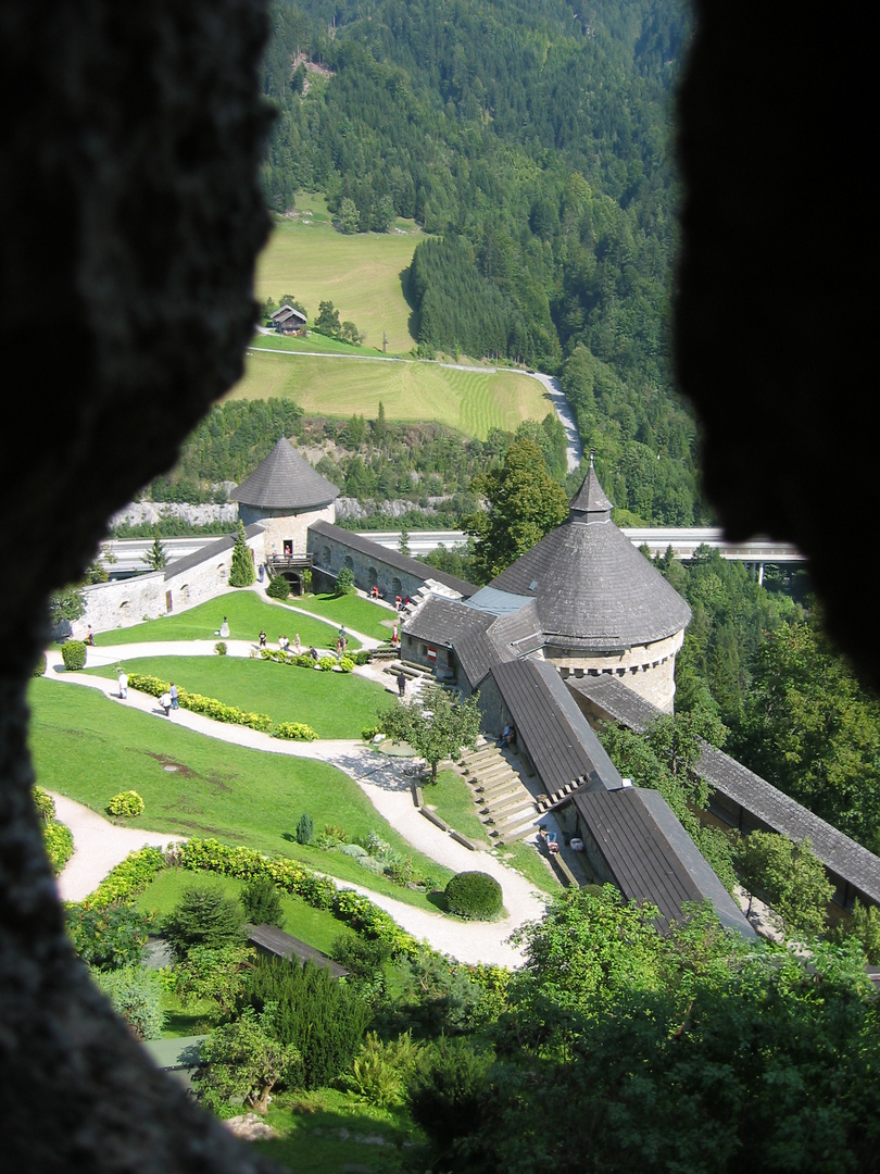 Ausblick Festung Hohenwerfen