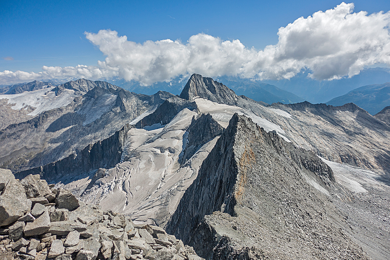 Ausblick Gr. Möseler / Zillertaler Alpen