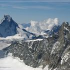 Ausblick im Abstieg vom Weisshorn