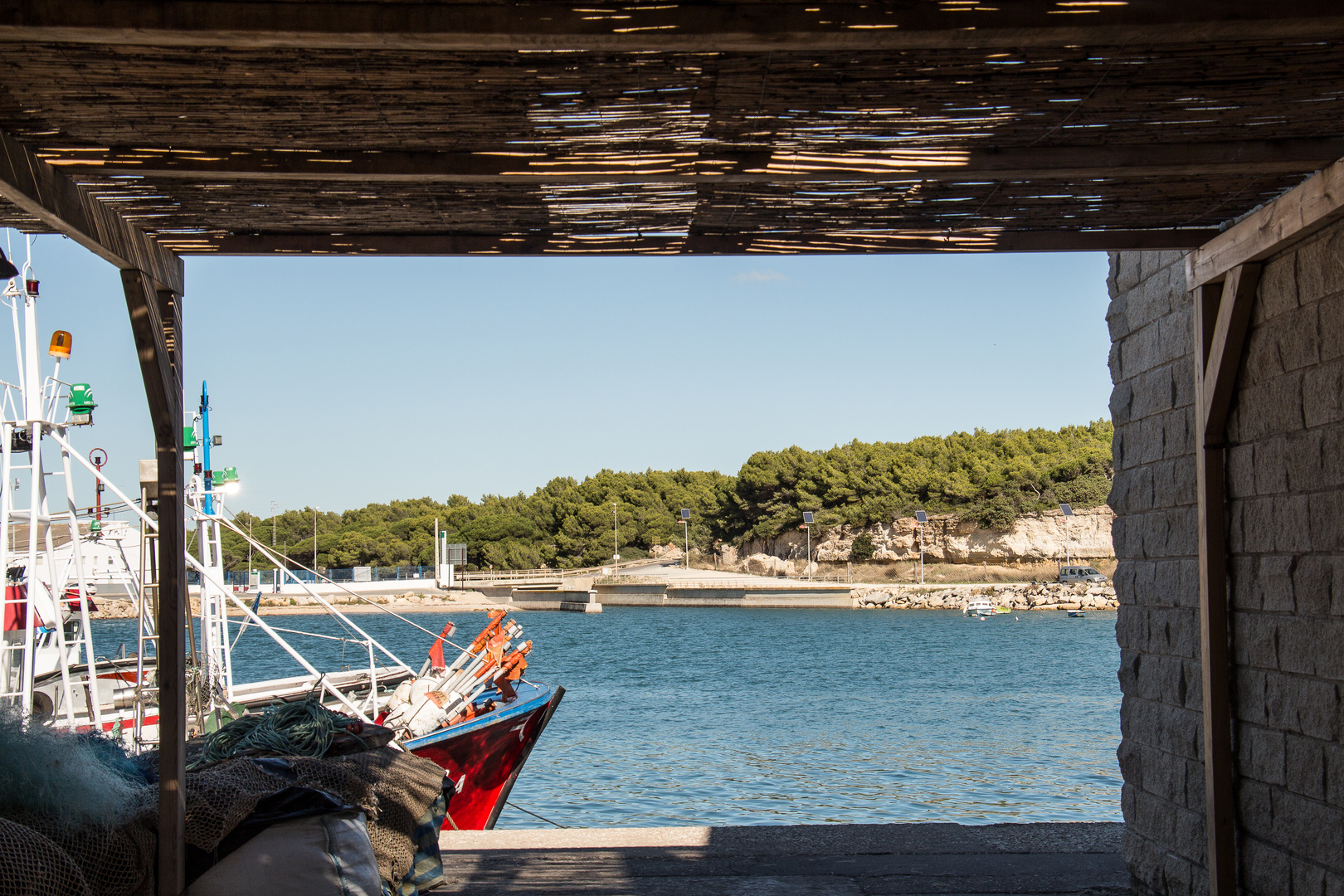 Ausblick im Hafen von Conil de la Fronterra