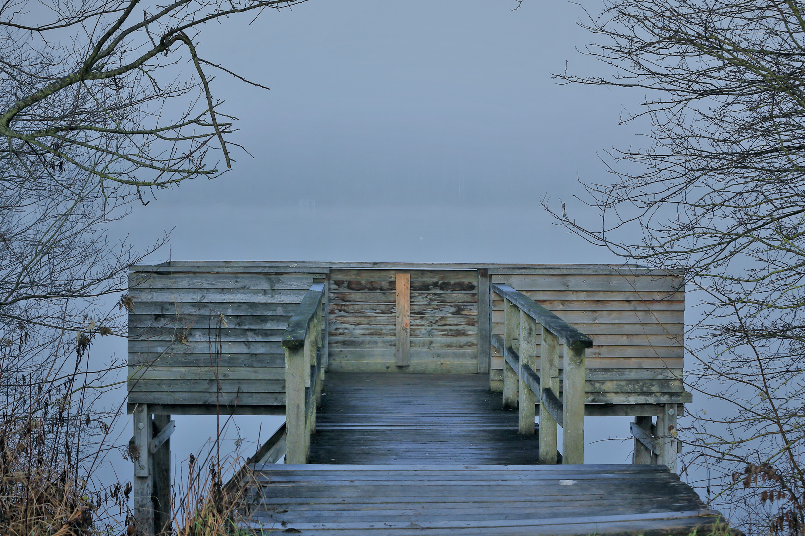 Ausblick im Nebel