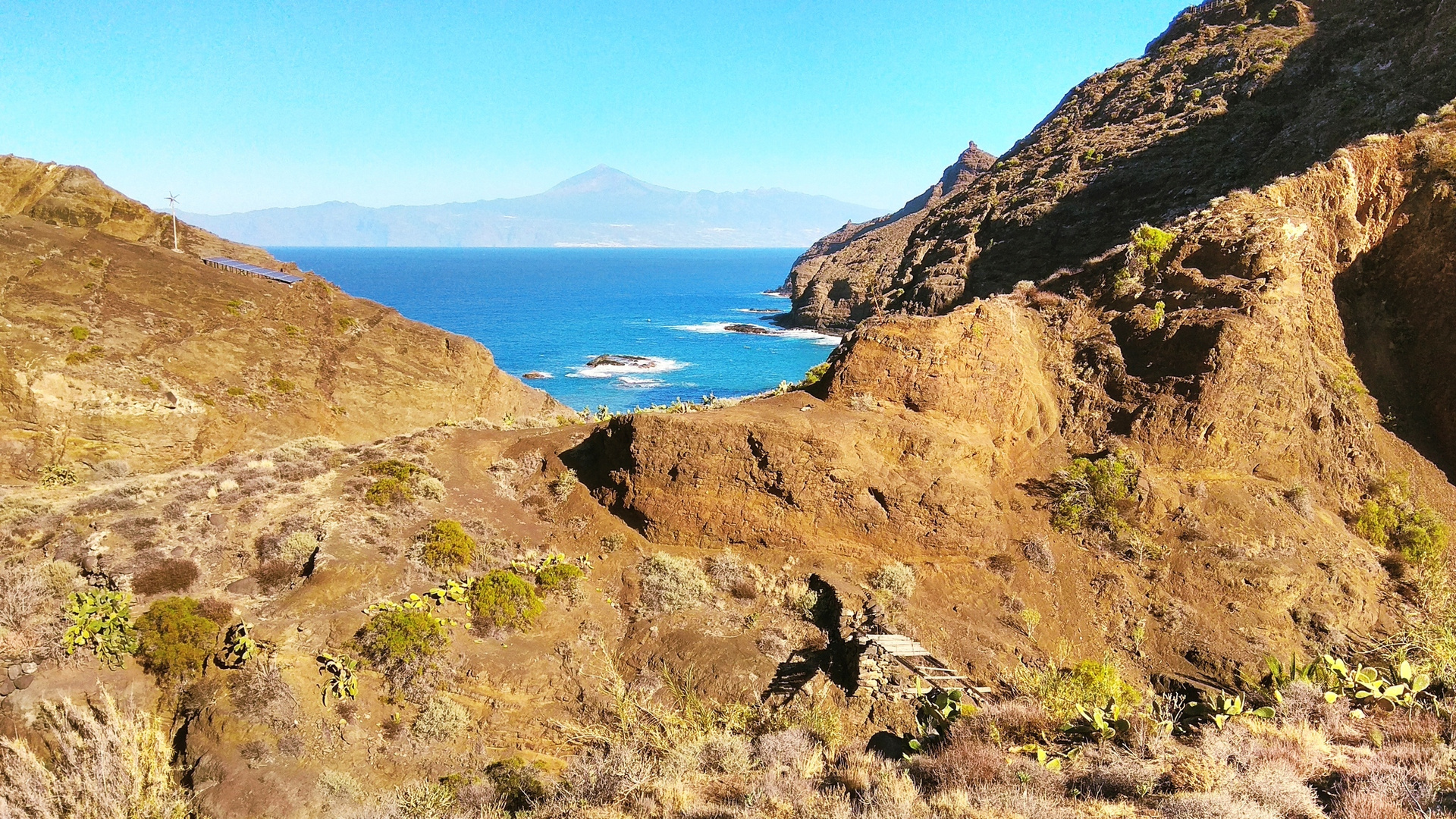 Ausblick im Norden Gomeras