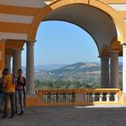 Ausblick im Stift Melk (Donau)