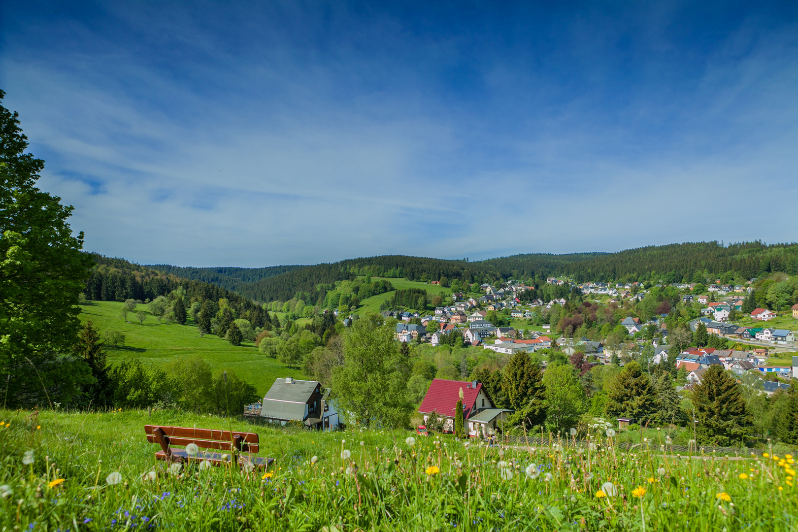 Ausblick in 3 Täler