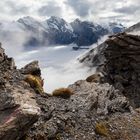 Ausblick in den Berner Alpen