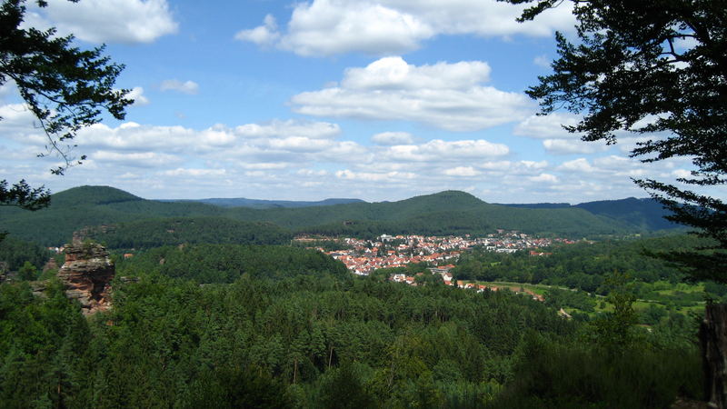 Ausblick in der Pfalz