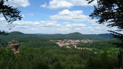 Ausblick in der Pfalz