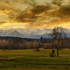 Ausblick in die Alpen und Gebirge