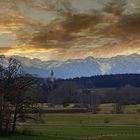 Ausblick in die Alpen und Gebirge