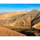 Ausblick in die Berge rund um Landmannalaugar