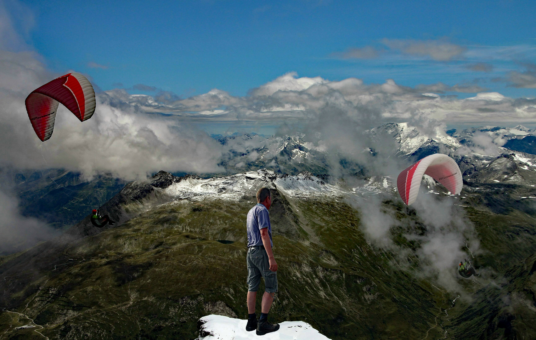 Ausblick in die Berglandschaft