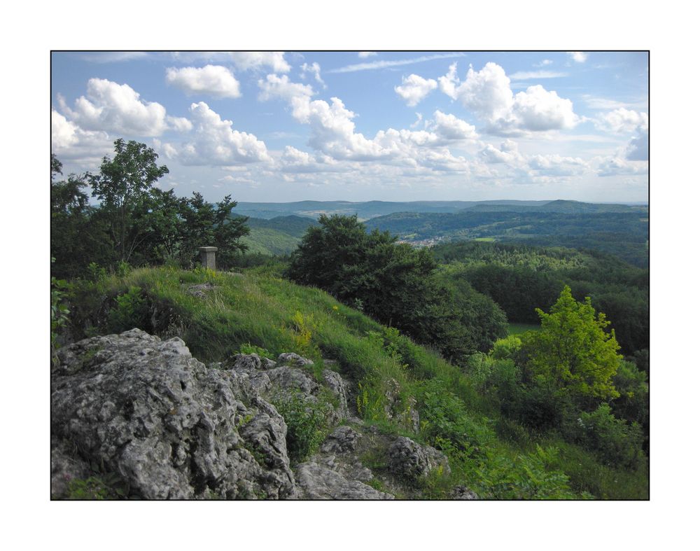 Ausblick in die Hersbrucker Schweiz