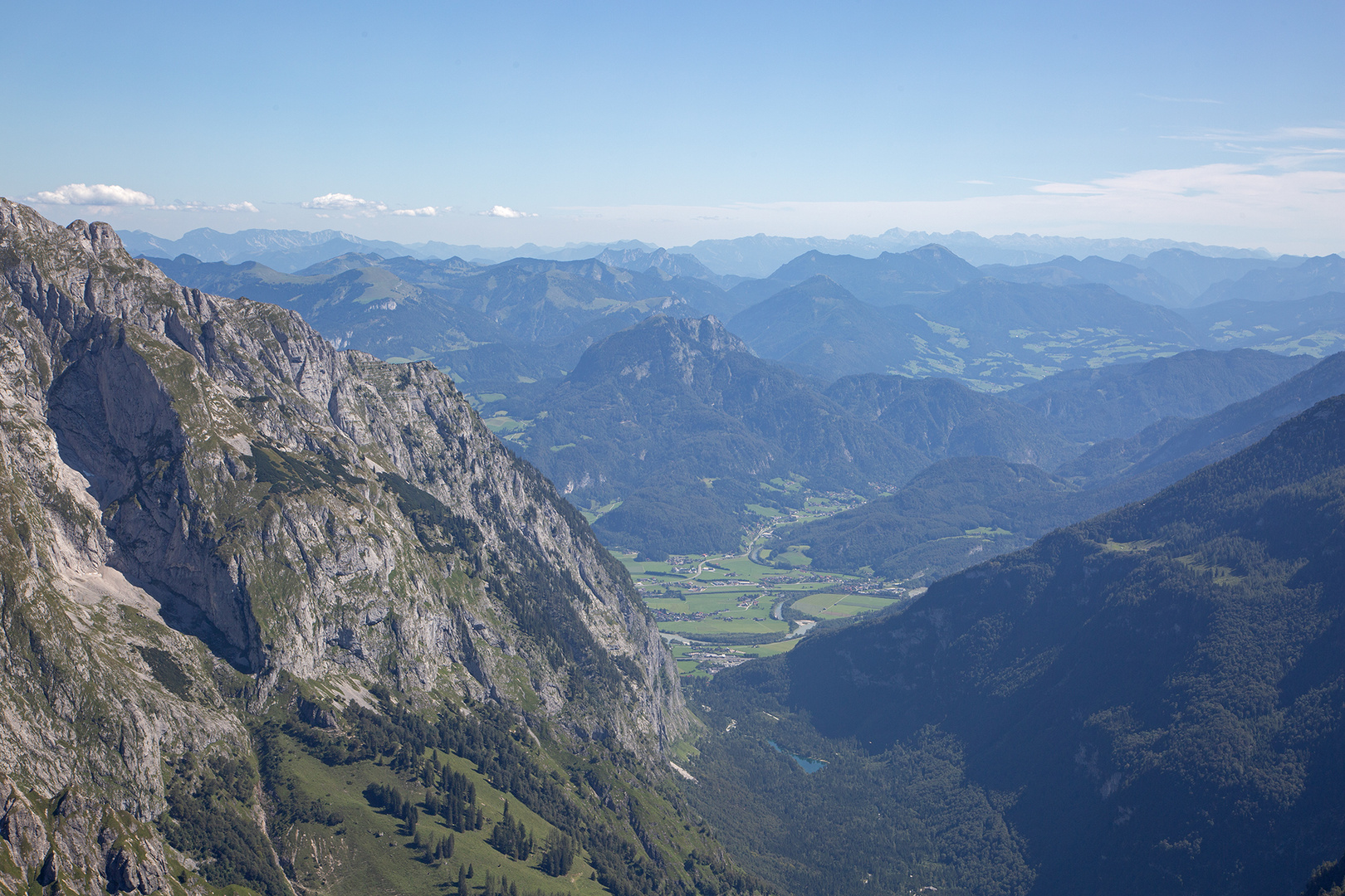 Ausblick in die salzburger Bergwelt