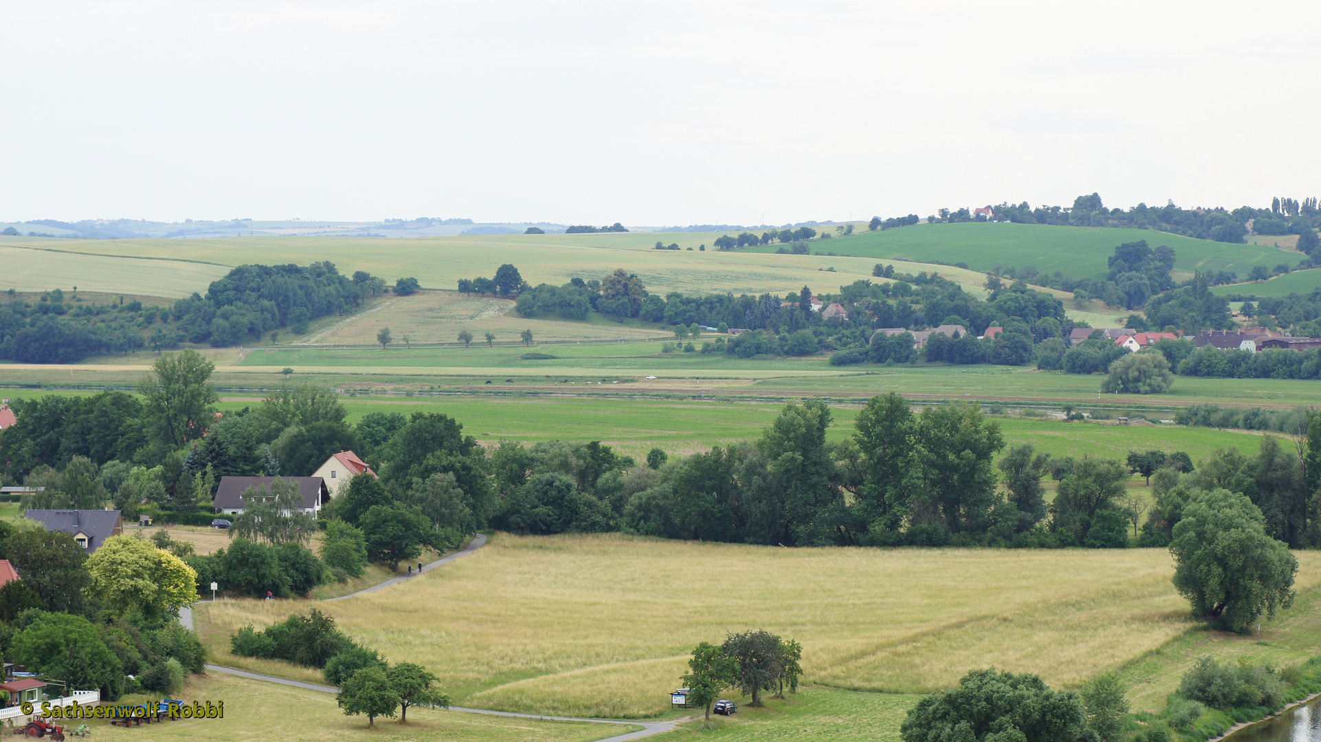 Ausblick in Diesbar Seußlitz