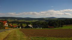 Ausblick ins Fichtelgebirge