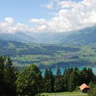Ausblick ins Frutigental im Berner Oberland
