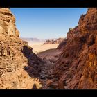 Ausblick ins Wadi Rum