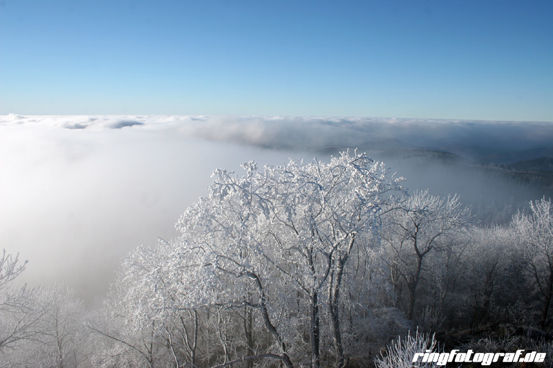 Ausblick Kaiser Wilhelm Turm - Hohe Acht - Weihnachten 2006