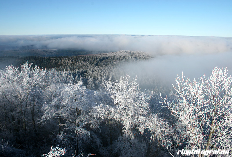 Ausblick Kaiser Wilhelm Turm III - Hohe Acht - Weihnachten 2006