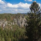 Ausblick kurz vor der Bastei