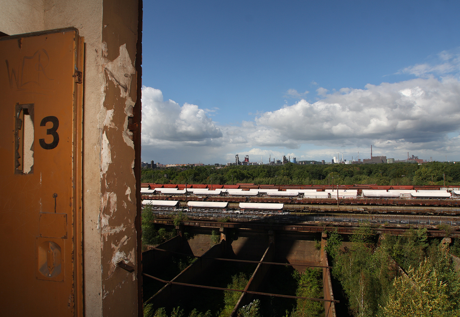 Ausblick mit Aufzug