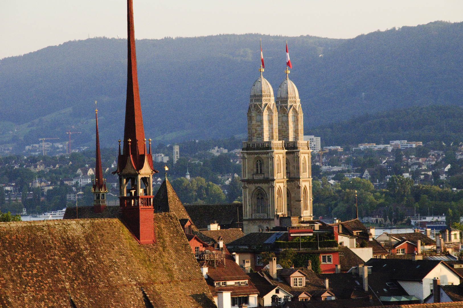 Ausblick mit Grossmünster