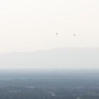 Ausblick mit Heißluftballons