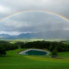 Ausblick mit Regenbogen