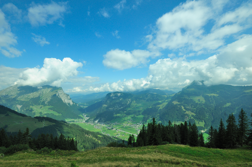 Ausblick nach Au