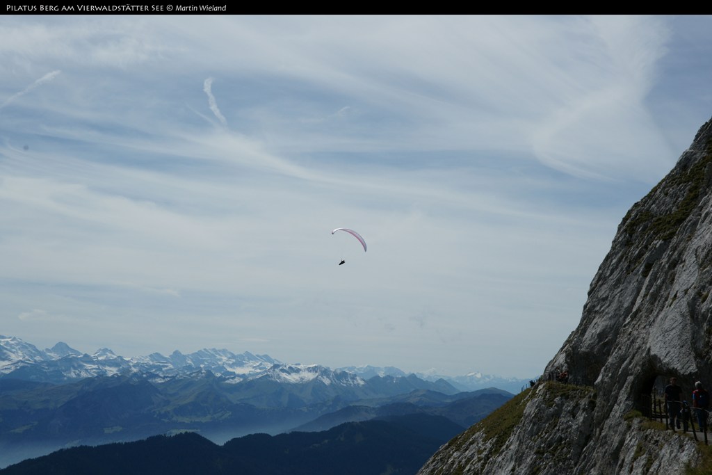 Ausblick nach Süden vom Pilatus am Vierwaldstätter See