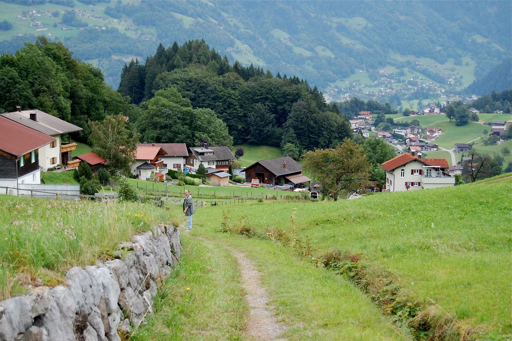 Ausblick nach Tschagguns und Schruns