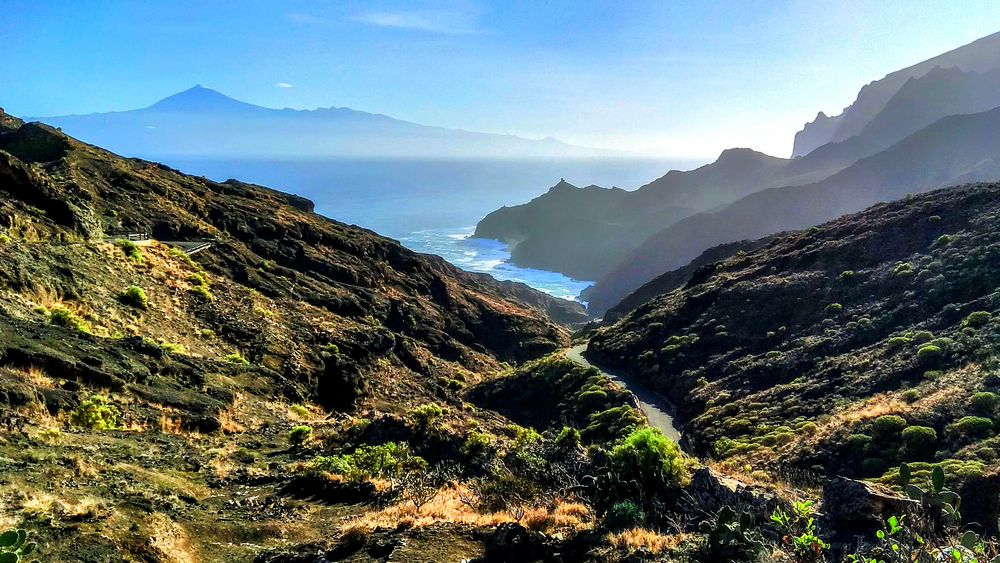 Ausblick oberhalb Hermigua - La Gomera