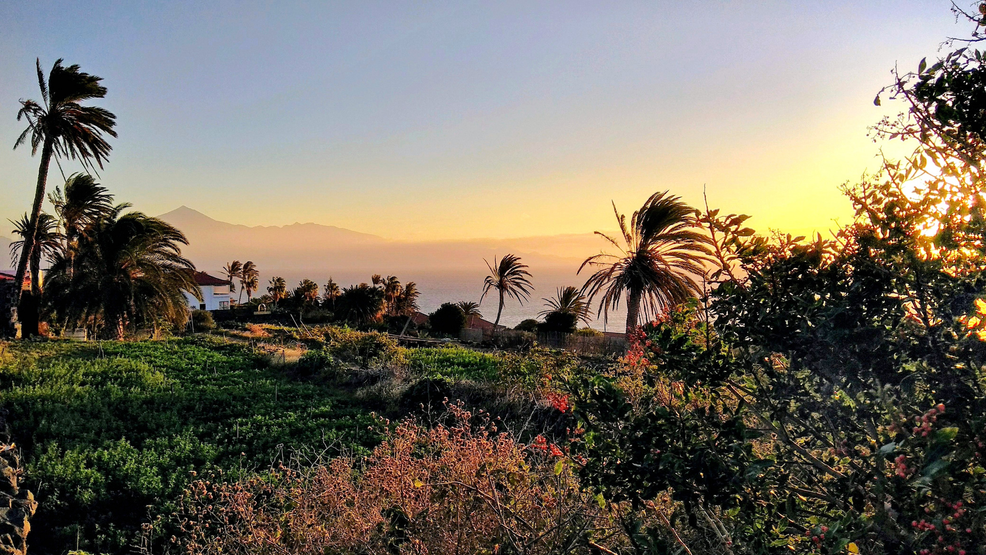 Ausblick oberhalb von San Sebastian - La Gomera