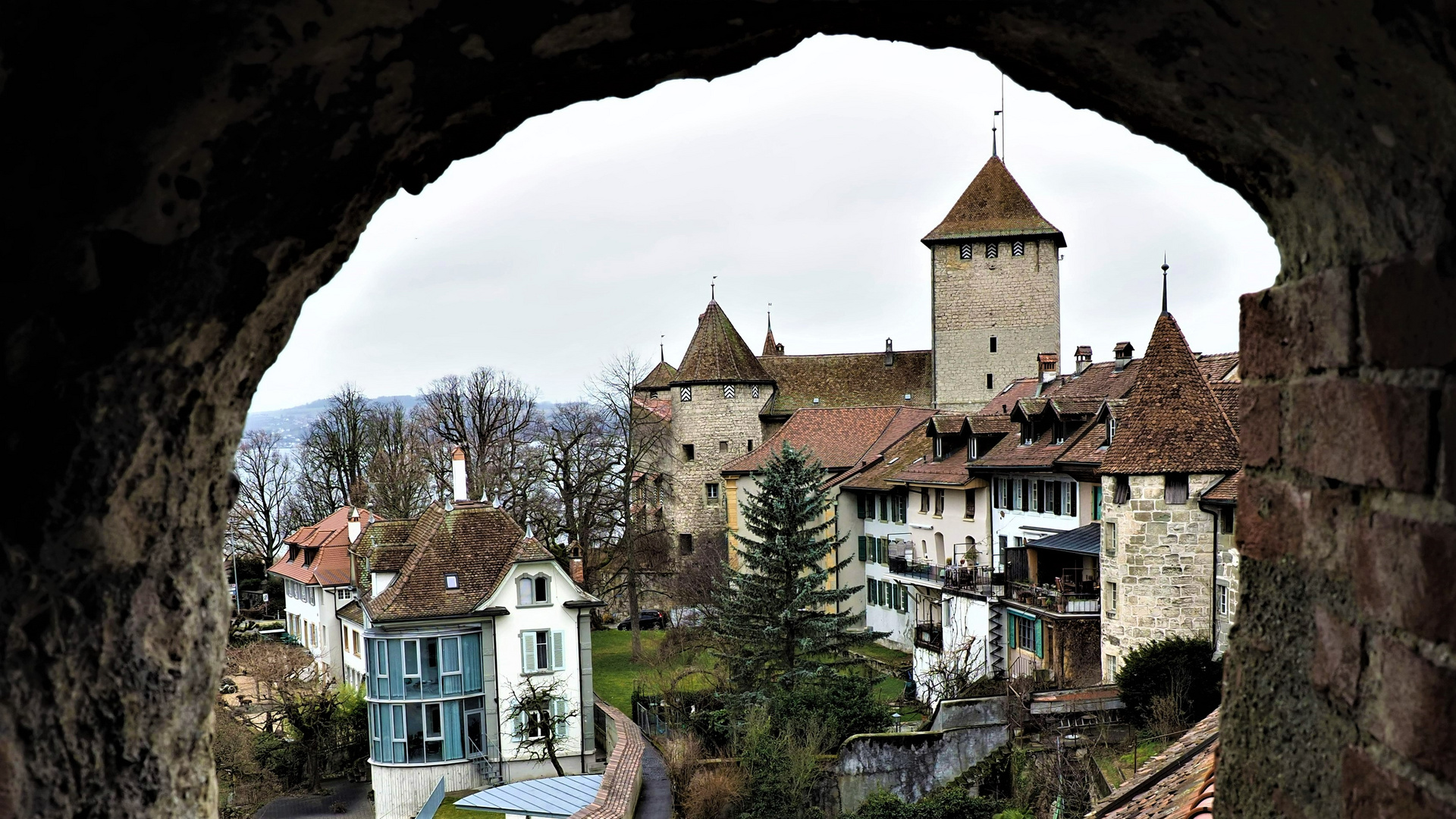 Ausblick Richtung Schloss Murten