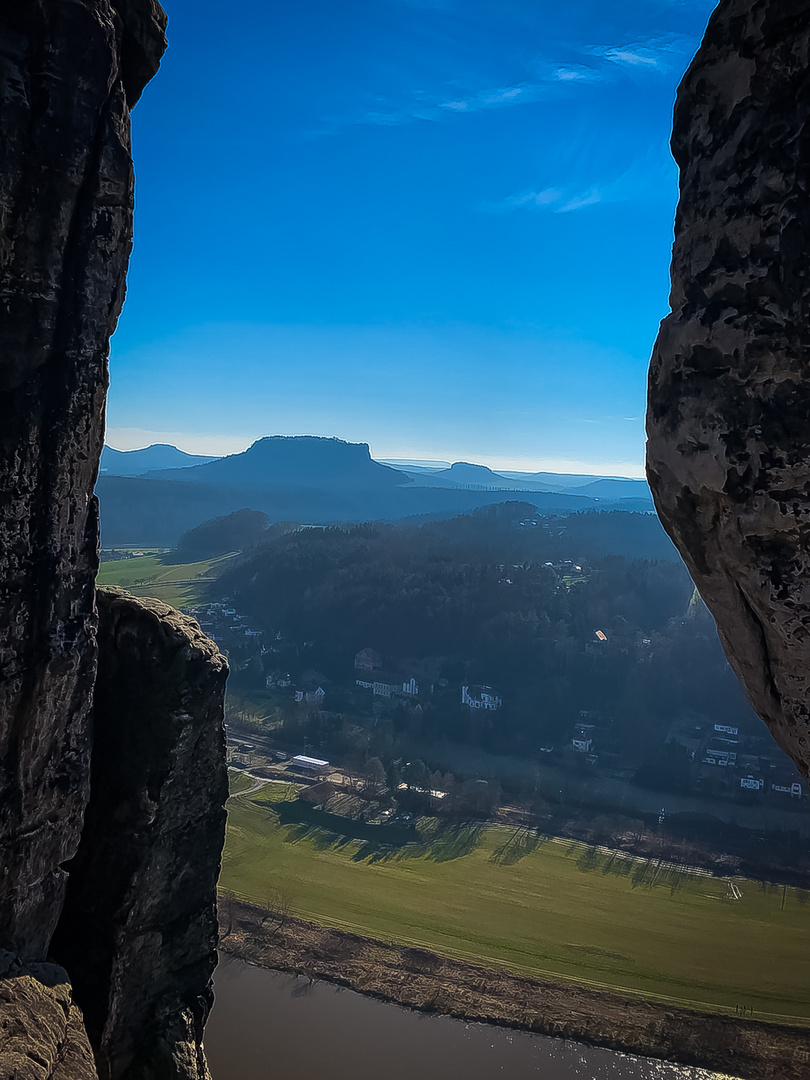 Ausblick sächsische Schweiz