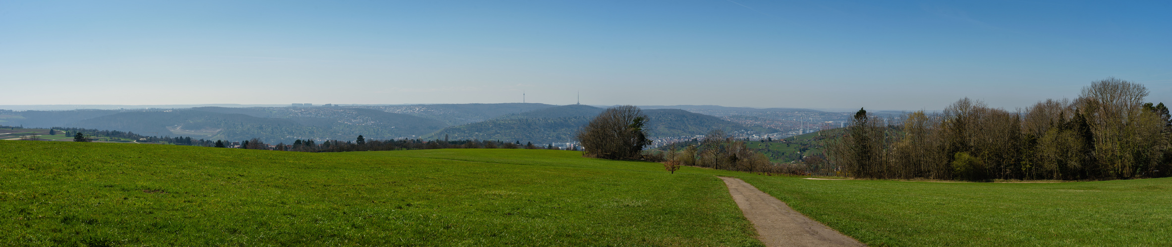 Ausblick über das Neckartal...