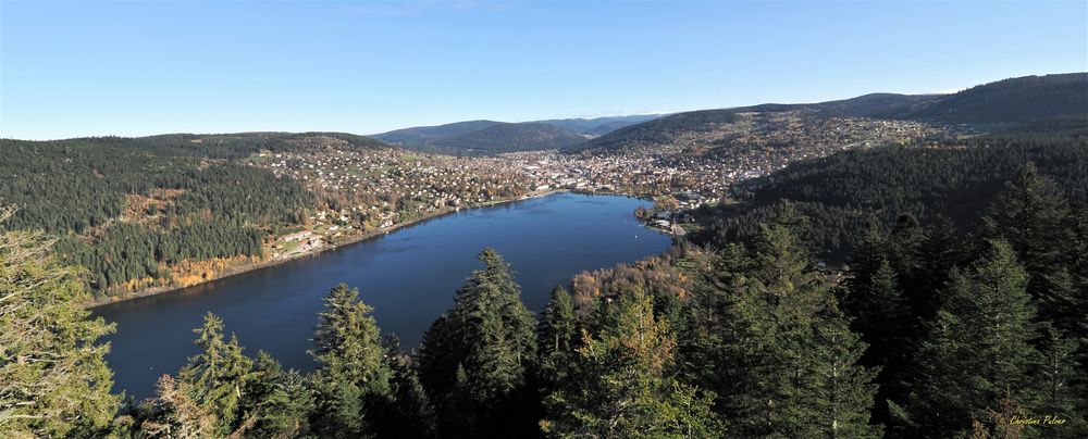 Ausblick über Gerardmer