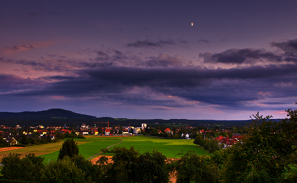 Ausblick über Lauf ....