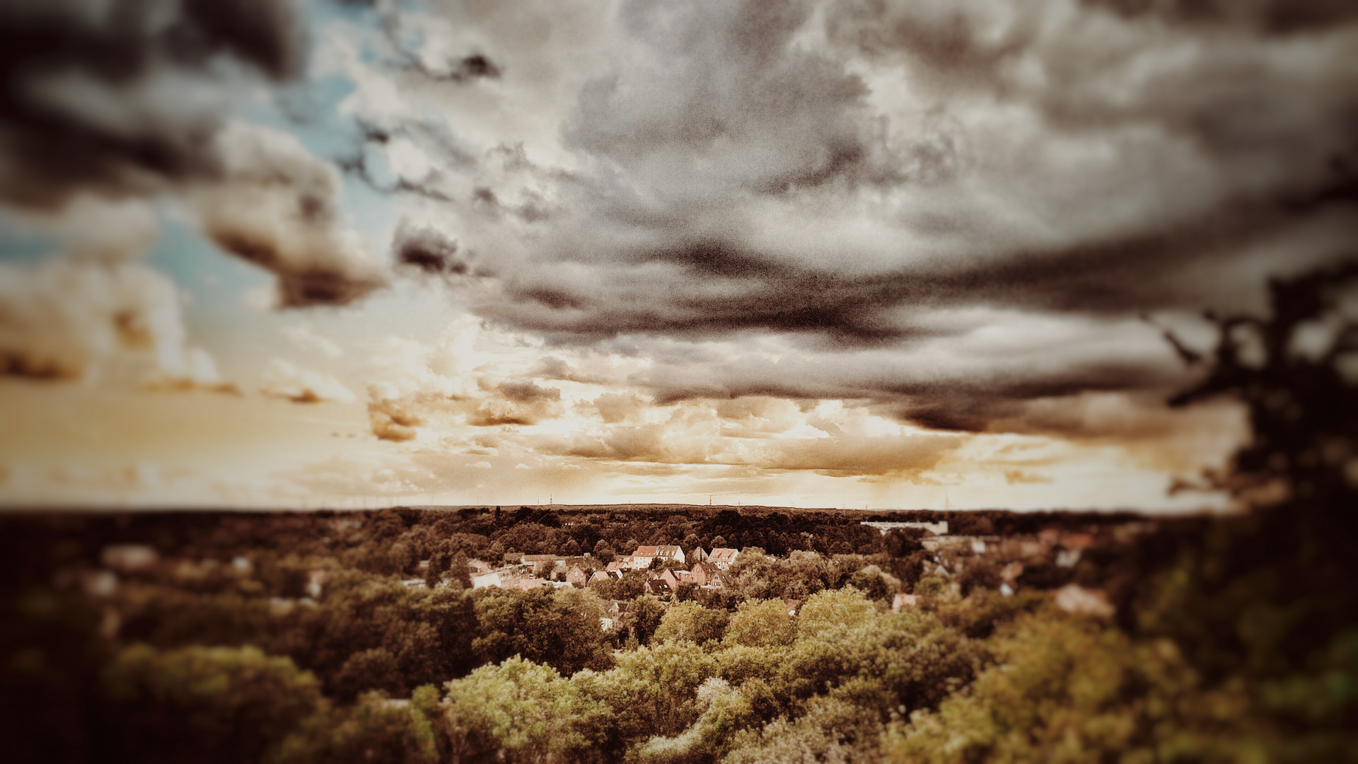 Ausblick über Lüneburg