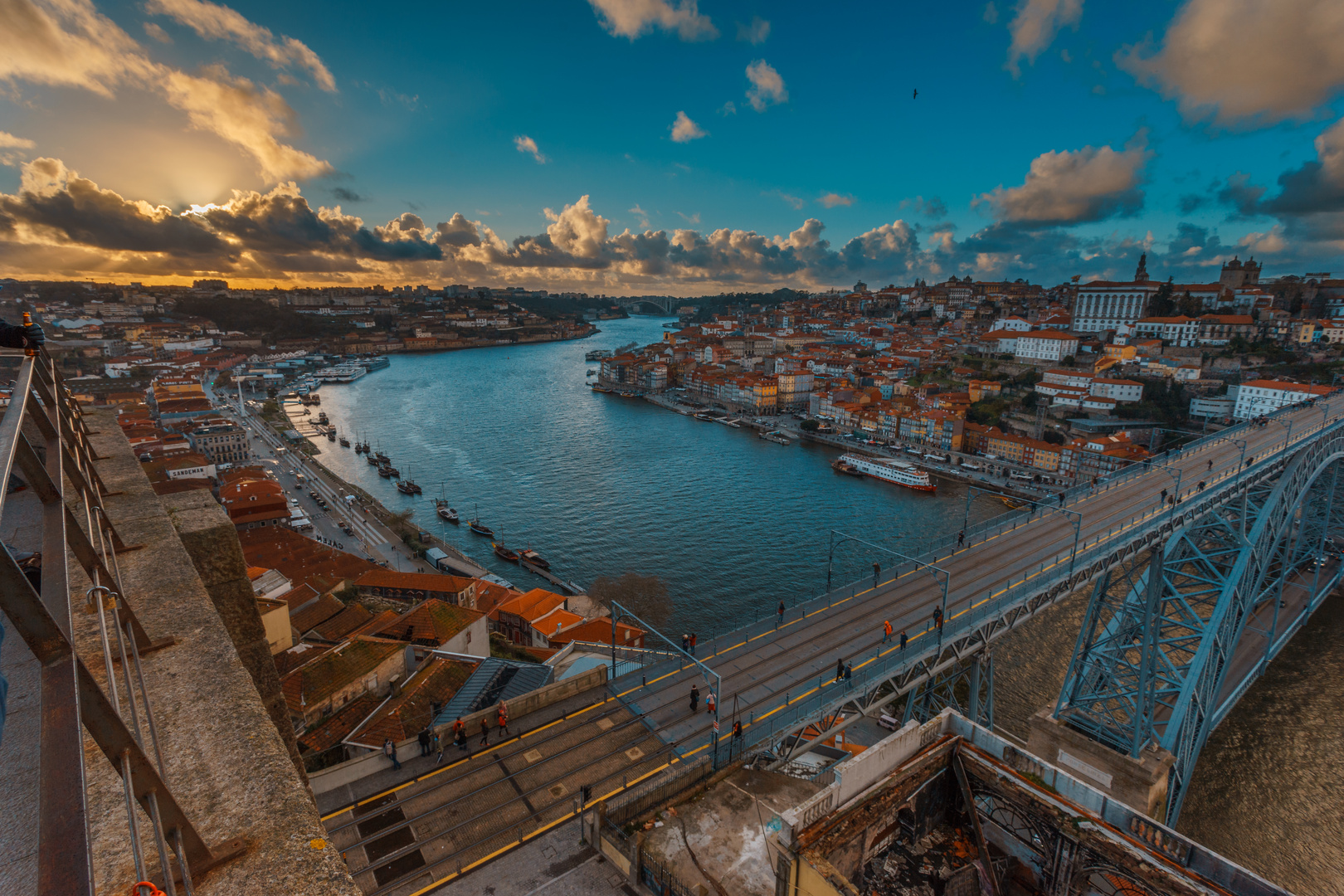 Ausblick über Porto