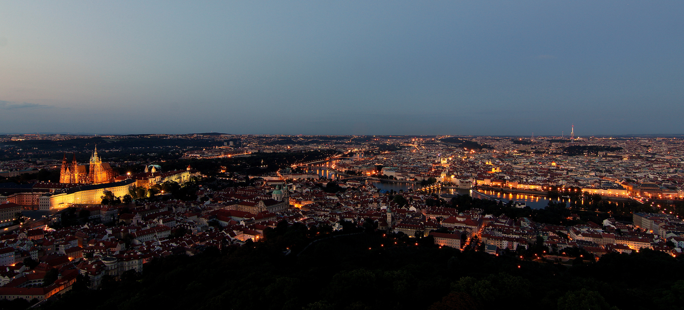 Ausblick über Prag