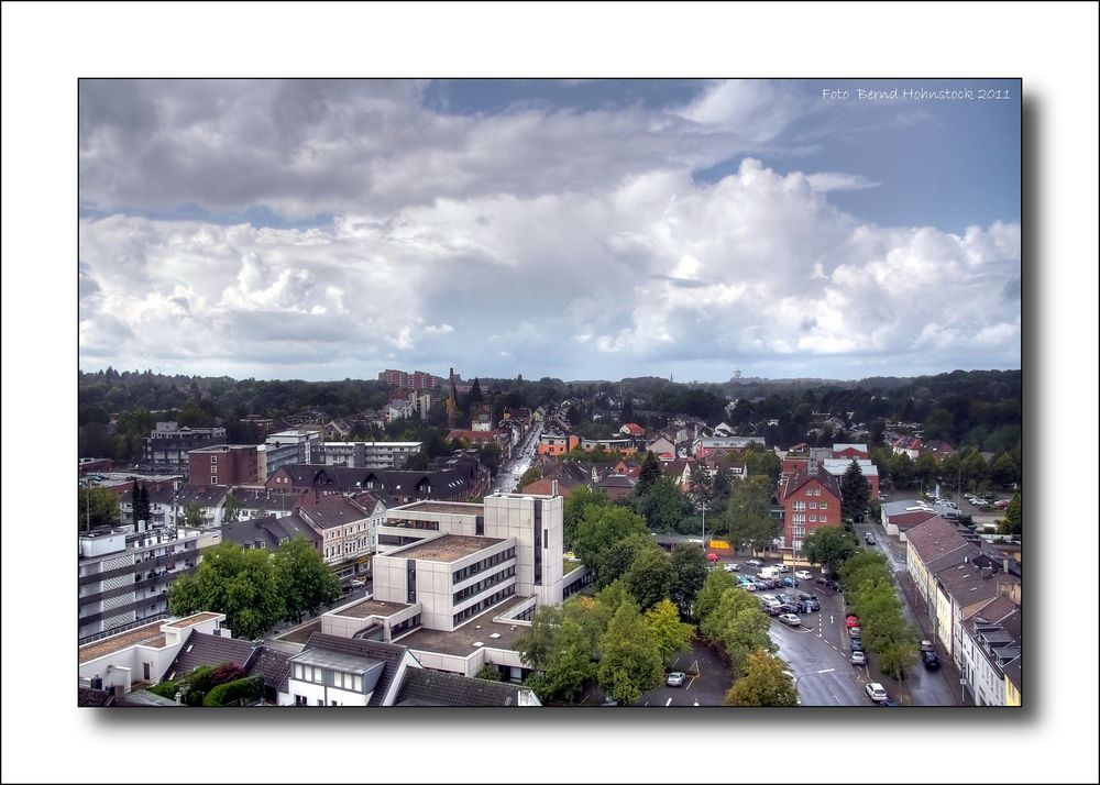 Ausblick über Viersen ... nach 168 Stufen auf die Remigiuskirche ...