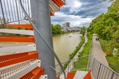 Ausblick Uferpromenade Berblinger Turm