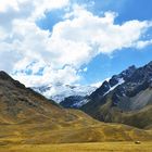 Ausblick vom Abra la Raya Pass zwischen Puno und Cusco