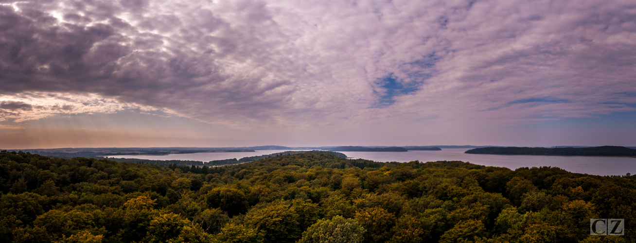 Ausblick vom "Adlerhorst" auf Rügen