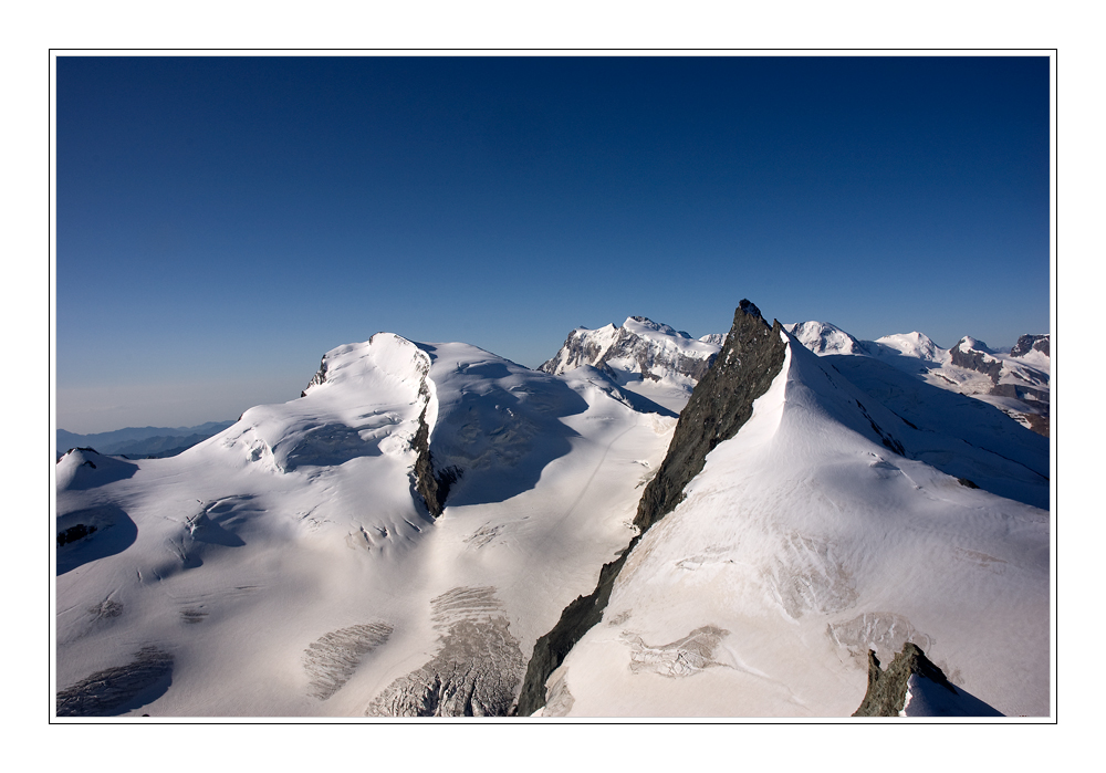 Ausblick vom Allalinhorn 4027m