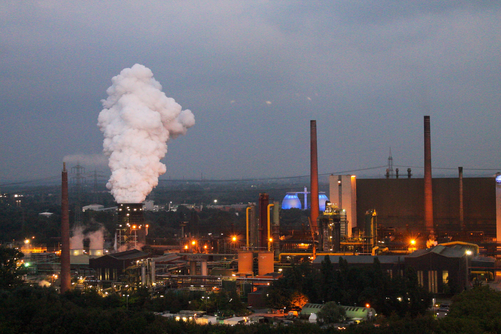 Ausblick vom Alpincenter Bottrop