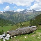 Ausblick vom Aufstieg zum Tettenjoch (Zillertal)